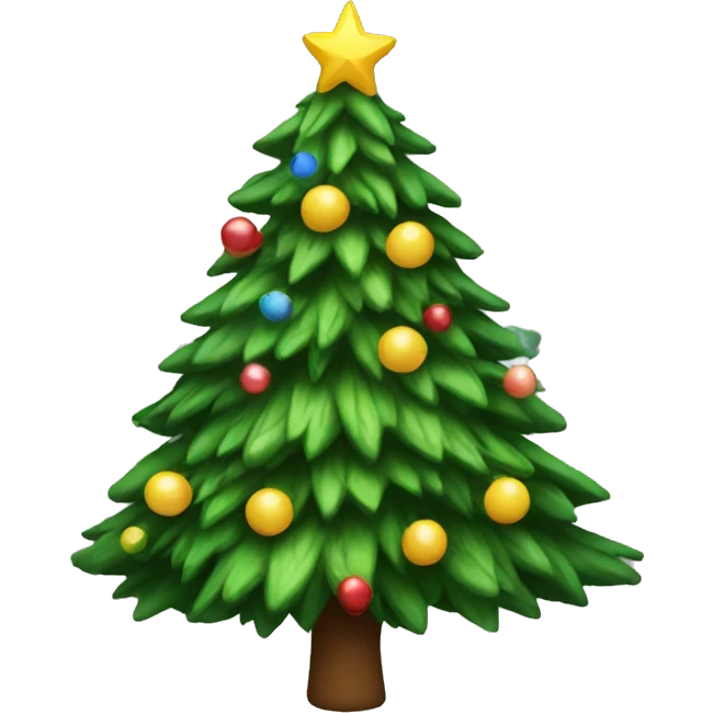 Christmas tree emoji