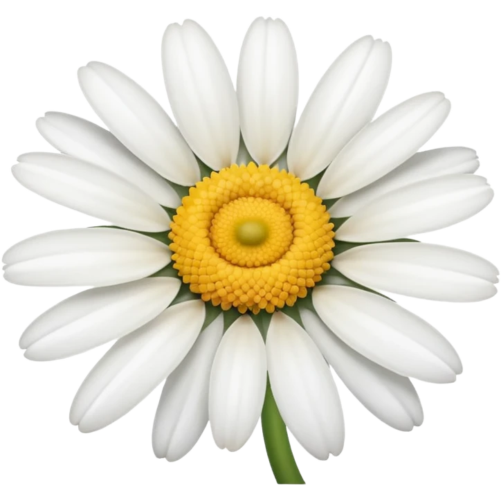 White daisy emoji