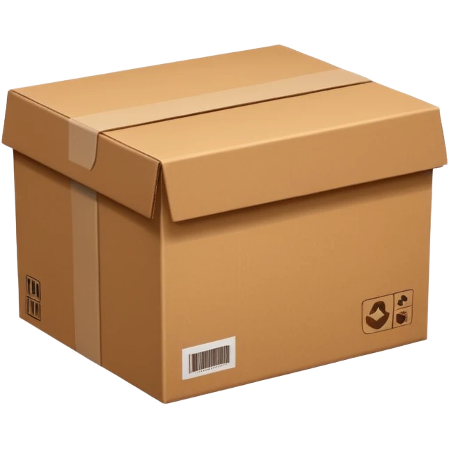 make delivery box  emoji
