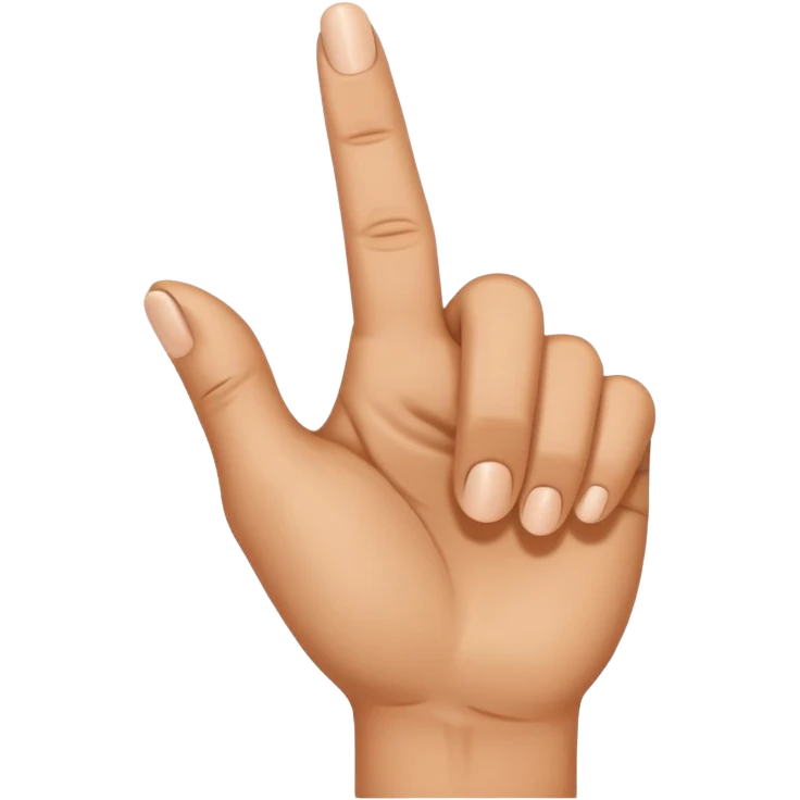 I want an emoji that looks like these👌🏻🤏🏻but i want that the the middle vinger touches the tumb and the other vingers dont. Can you do the Oke sign but than with de middle vinger emoji