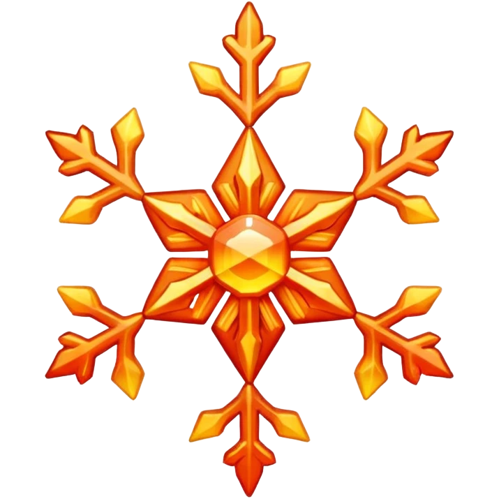fiery snowflake emoji
