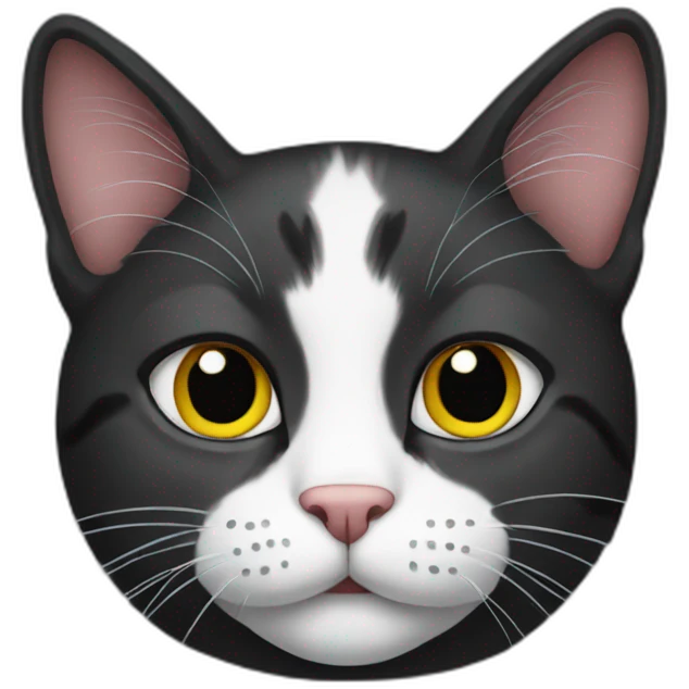 Cat dark emoji