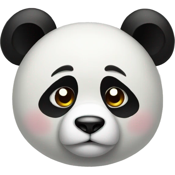 Panda sad emoji