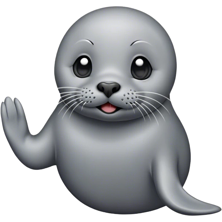 Seal blowing a kiss  emoji