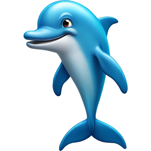 dancing dolphin emoji