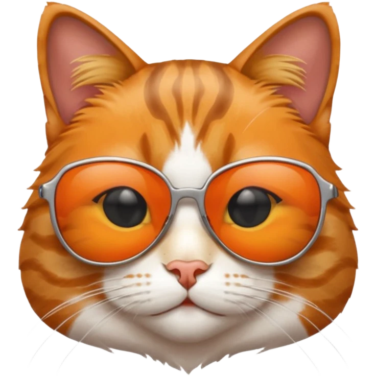 Cat wearing sunglasses emoji