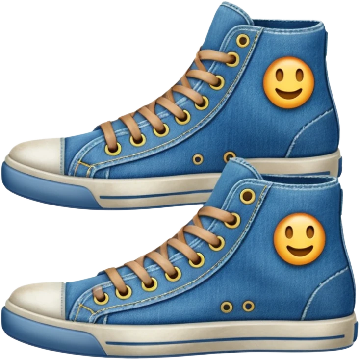 Denim shoes emoji