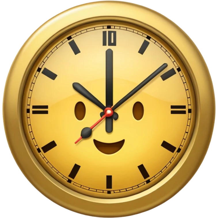Clock that emoji ￼ emoji