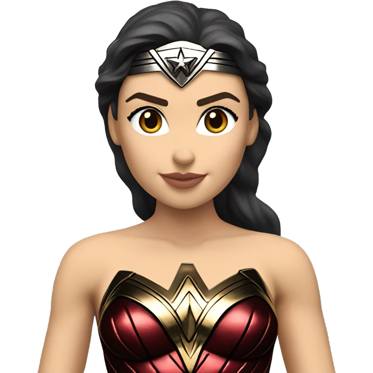 gal gadot as wonder woman entire figure emoji