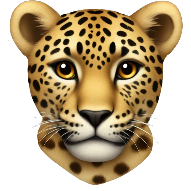 corazón con estampado de leopardo emoji