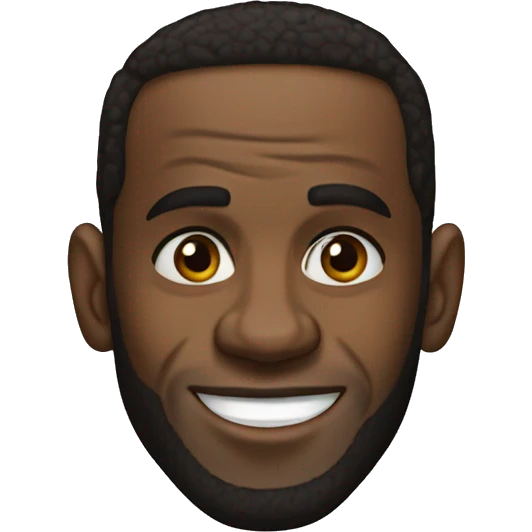 LeBron James hairline  emoji
