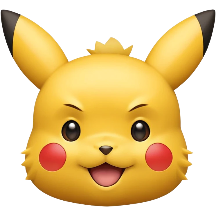 Pikachu face emoji