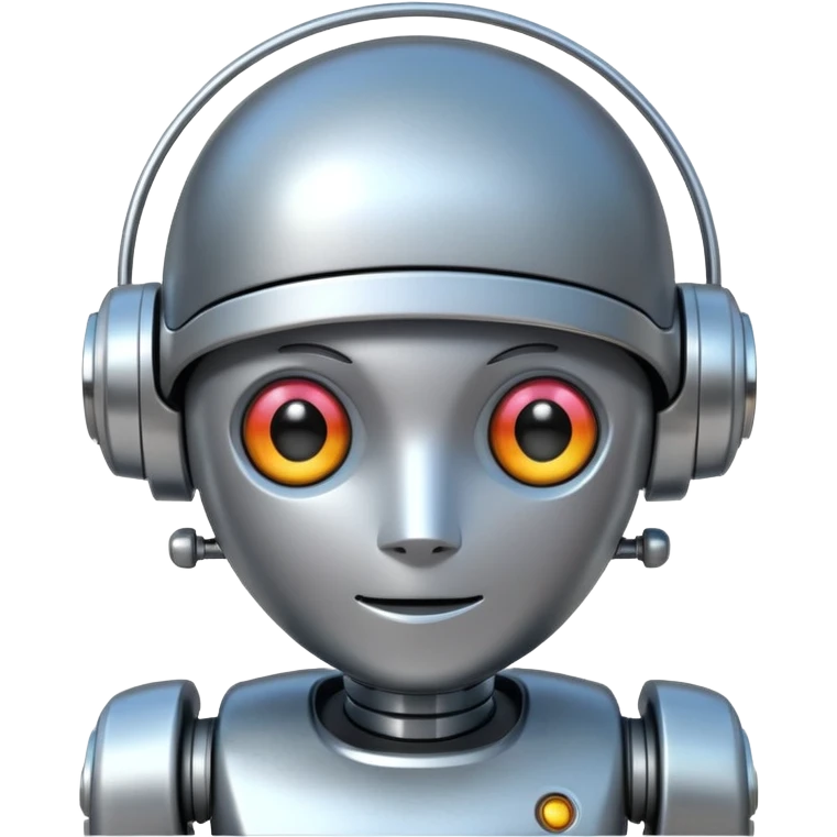 Cute Robot assistant emoji