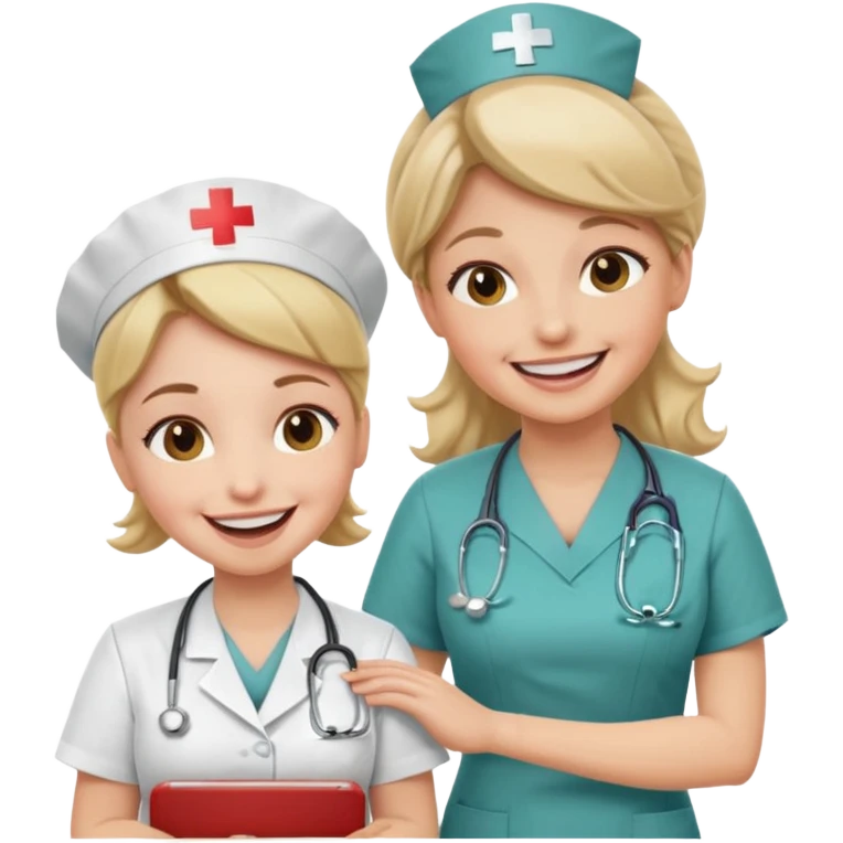 Nurse getting spanked by doctor emoji