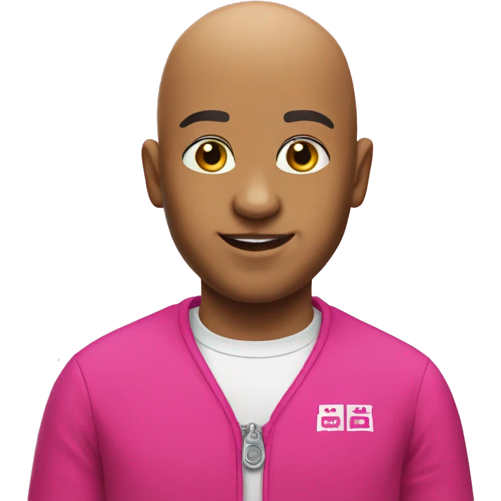 bald boy in tmobile attire emoji
