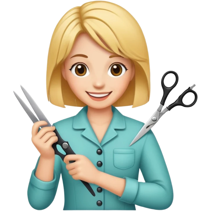 Hair dresser emoji