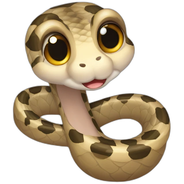 cute rattlesnake emoji
