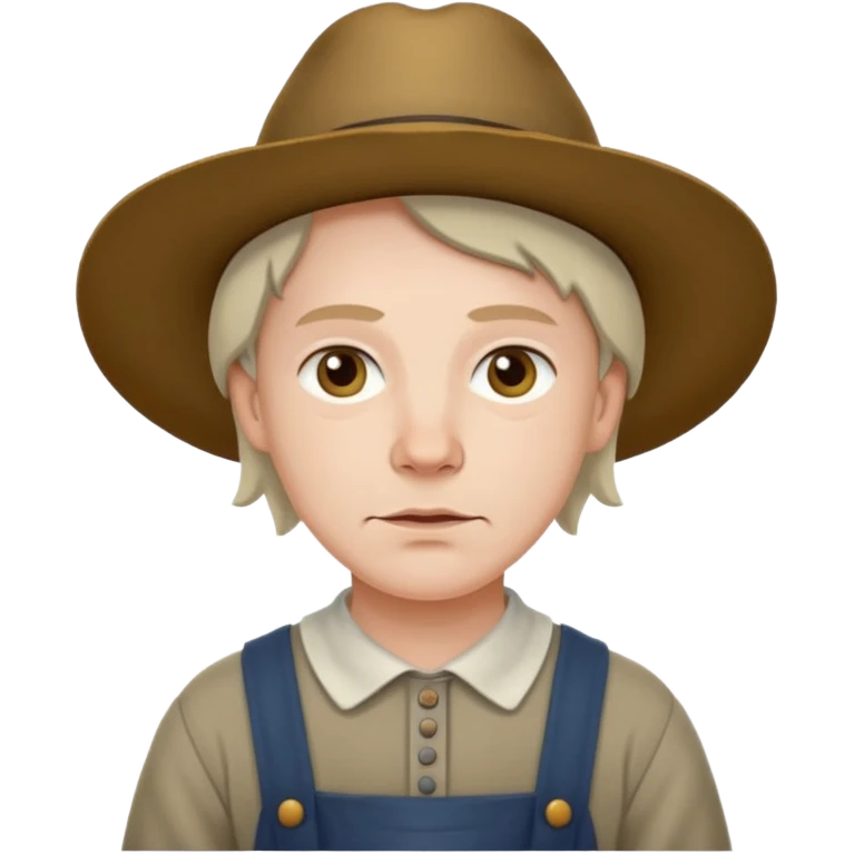 Puritan farmer male emoji