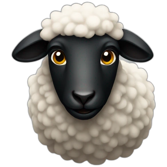 black sheep emoji