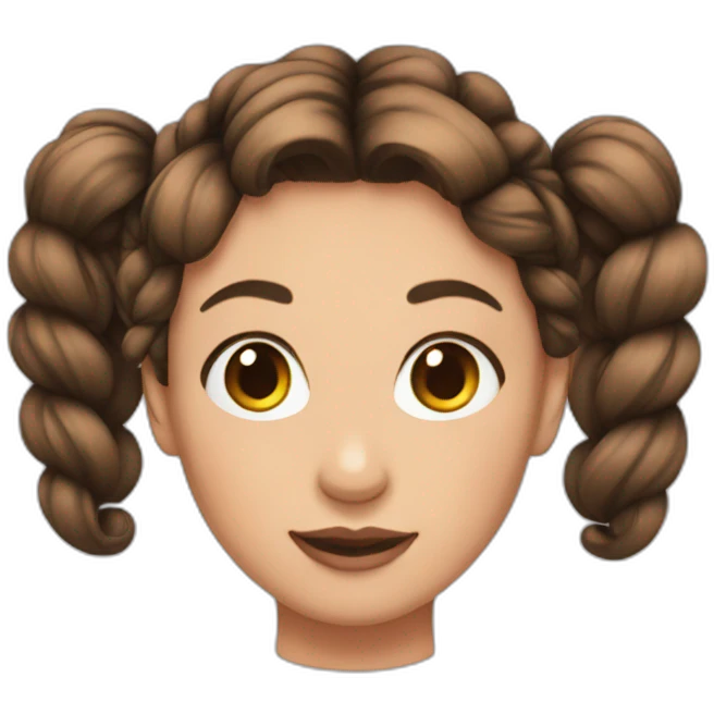 PIGTAIL HAIRSTYLE  emoji
