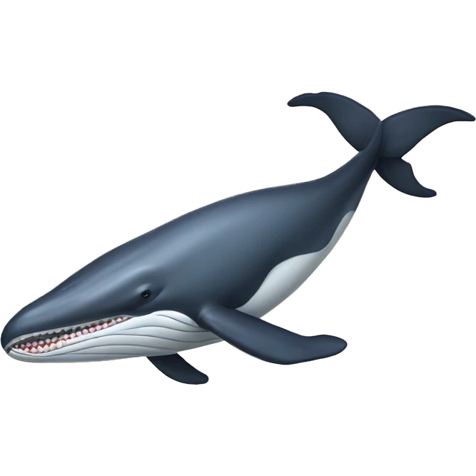 anatomically correct humpback whale emoji