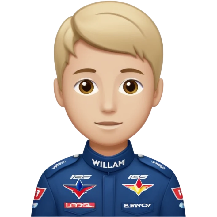 My picture in William Byron uniform emoji