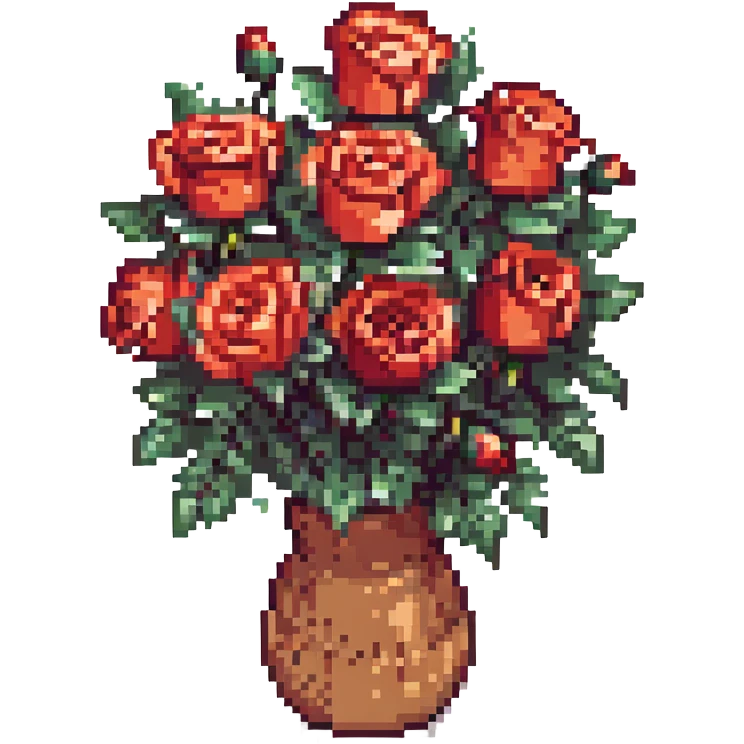 a bouquet of roses emoji