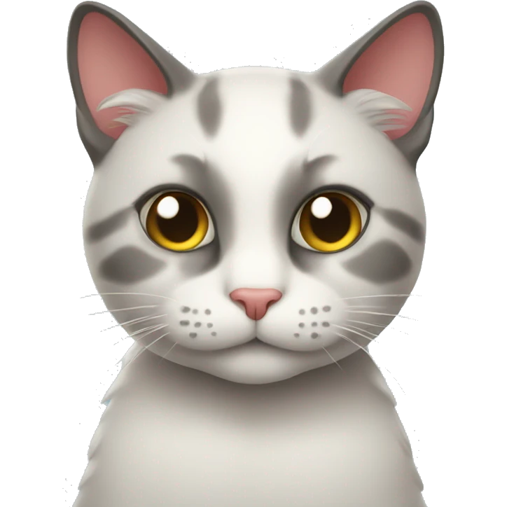 Cat with love emoji