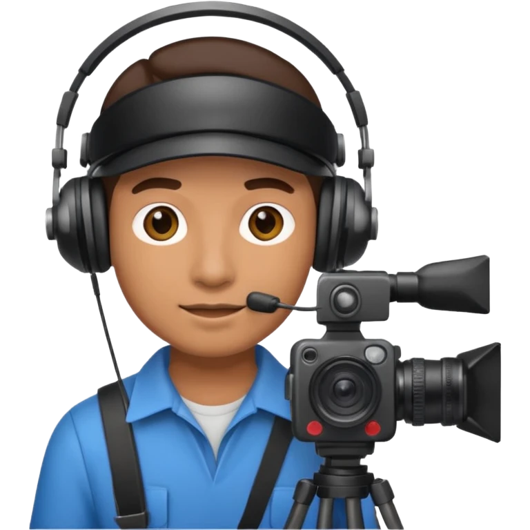 camera man video operator emoji