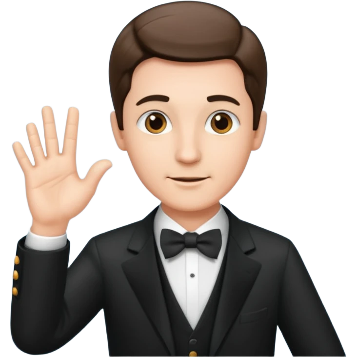 hands of an orchestra conductor emoji