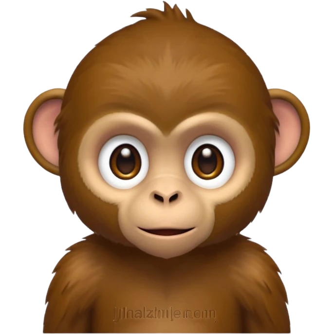 monkey facing left emoji