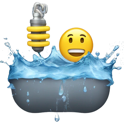 water and electricity  emoji
