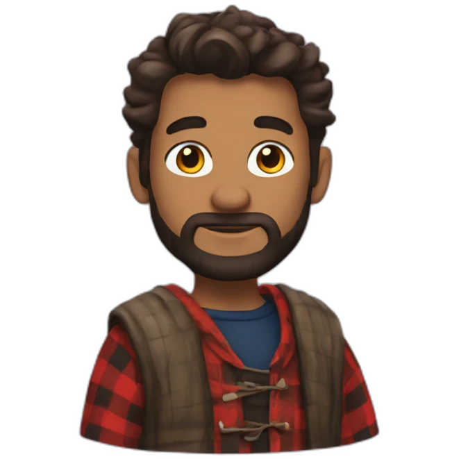 lumberjack in hogwarts robes emoji