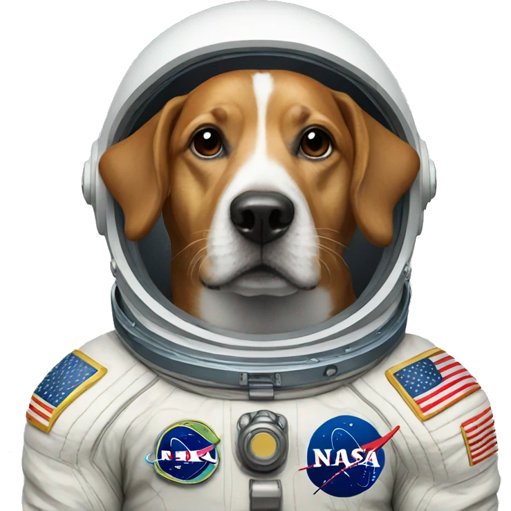 dog astronaut  emoji