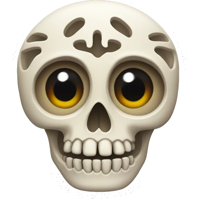 Owl skeleton emoji