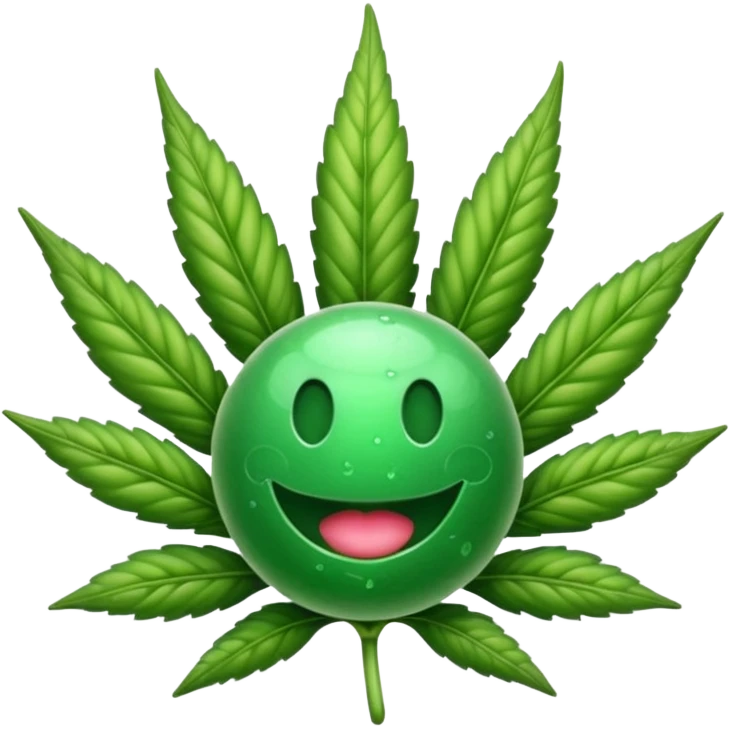 Crea un cogoyo de marihuana  emoji