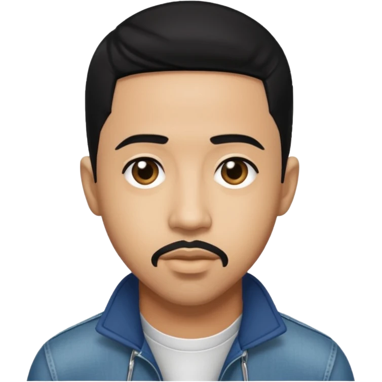 Marques Houston with black hair emoji