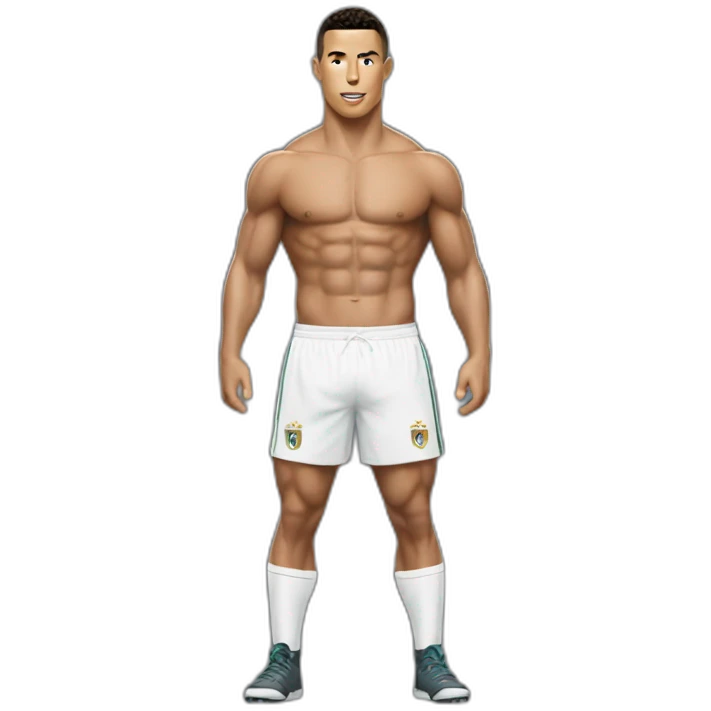 Ronaldo and his sixpack emoji