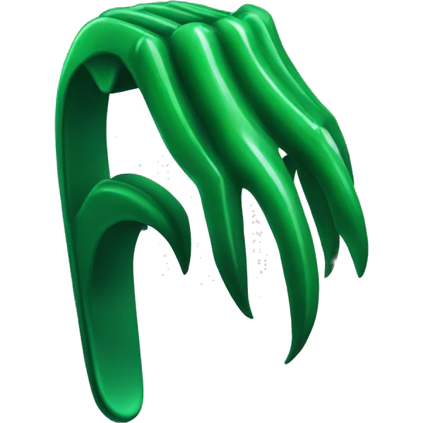 greeen claw clip emoji