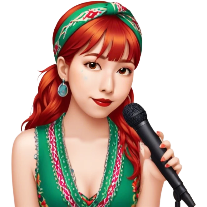 Colorful Singer emoji