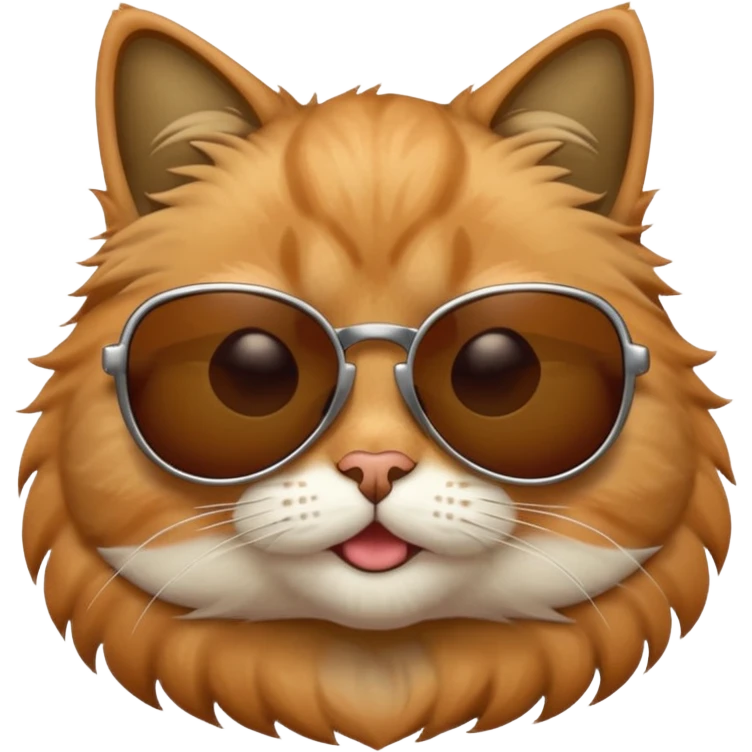 Cat wearing sunglasses emoji