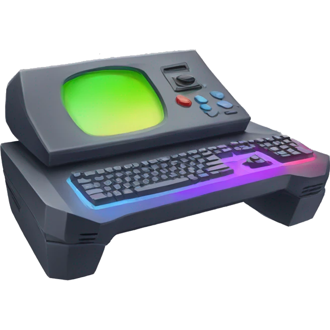 gaming RGB computer console emoji