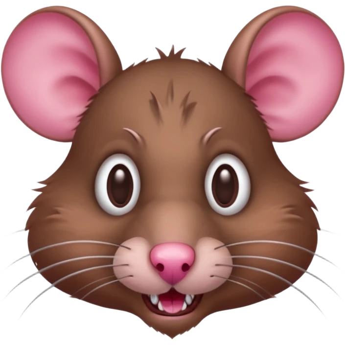a crazy rat emoji