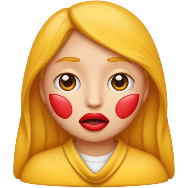 Crea un emoji de una person fea llorando emoji
