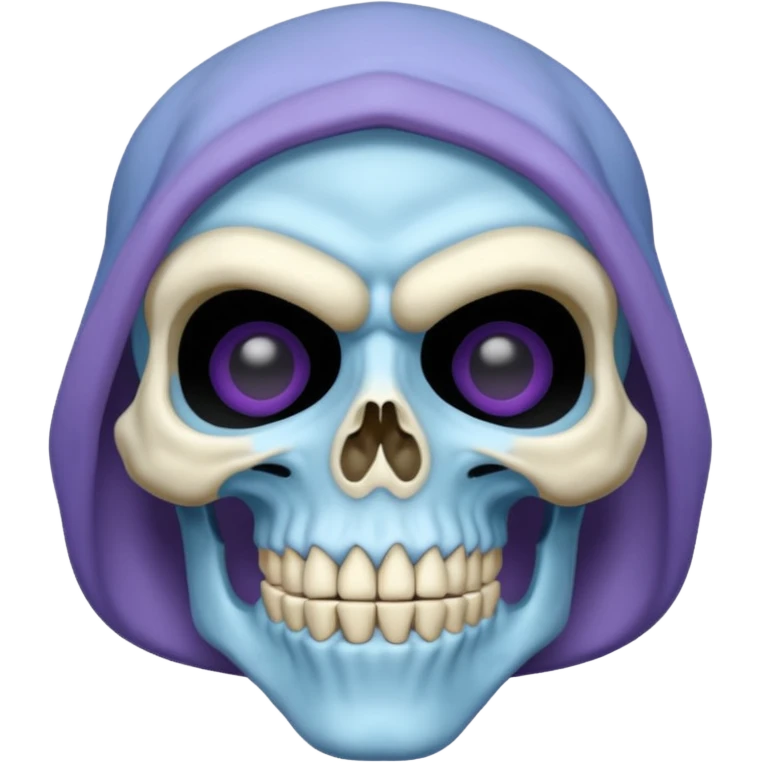 Make a mischievous skeletor emoji