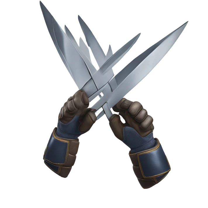 wolverine claw blades  emoji