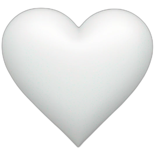 white heart emoji