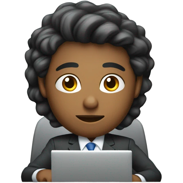 professional worker at an office with computer emoji