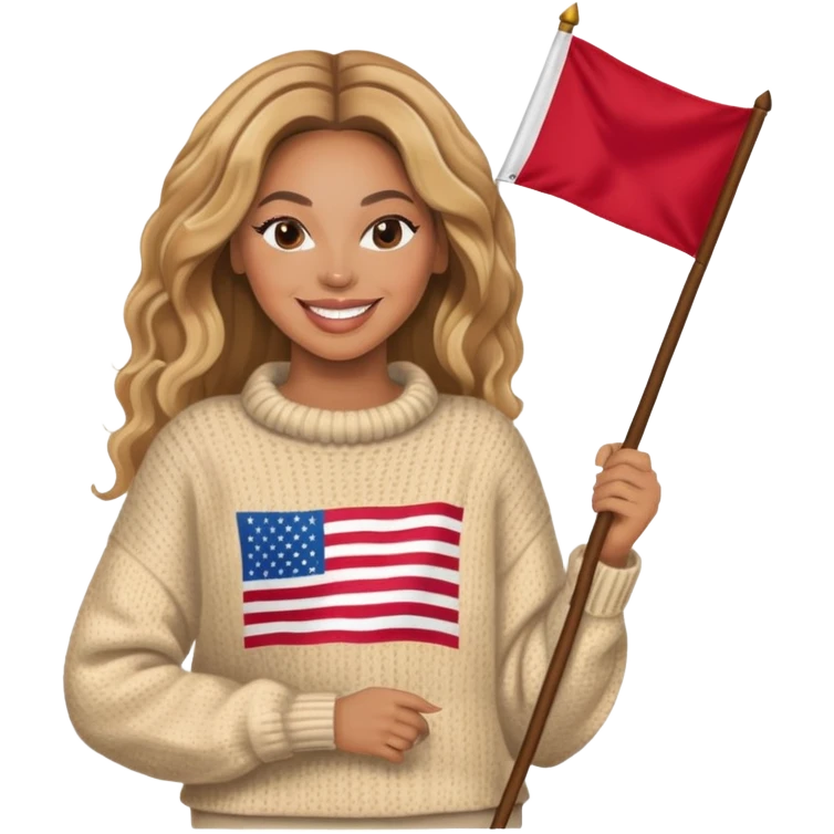 Beyoncé cozy flag emoji