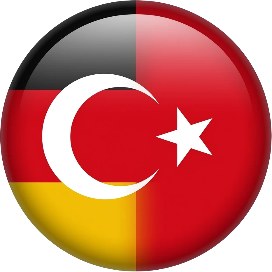 Make the germurkic flag (GERMANY AND TURKIC FLAGS) emoji